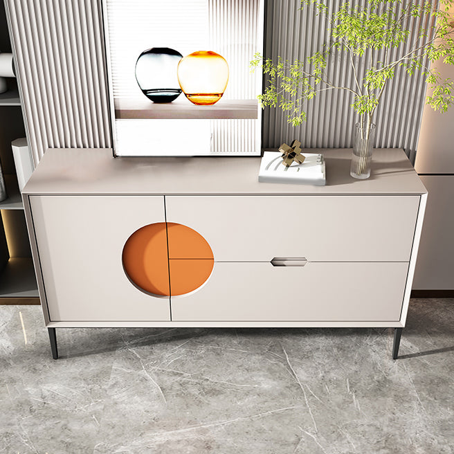 Modern Drawers Sideboard Table Engineered Wood Credenza for Living Room