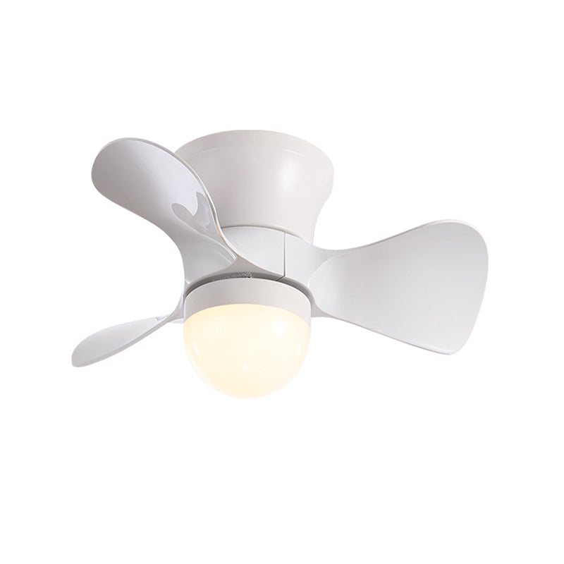 Nordic Style Ceiling Fan Lamp LED Round Shape Ceiling Fan Light for Children's Room