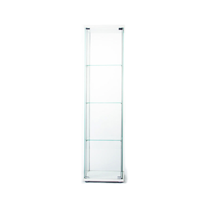 Tempered Glass Curio Cabinet Modern Standard Cabinet for Dining Room