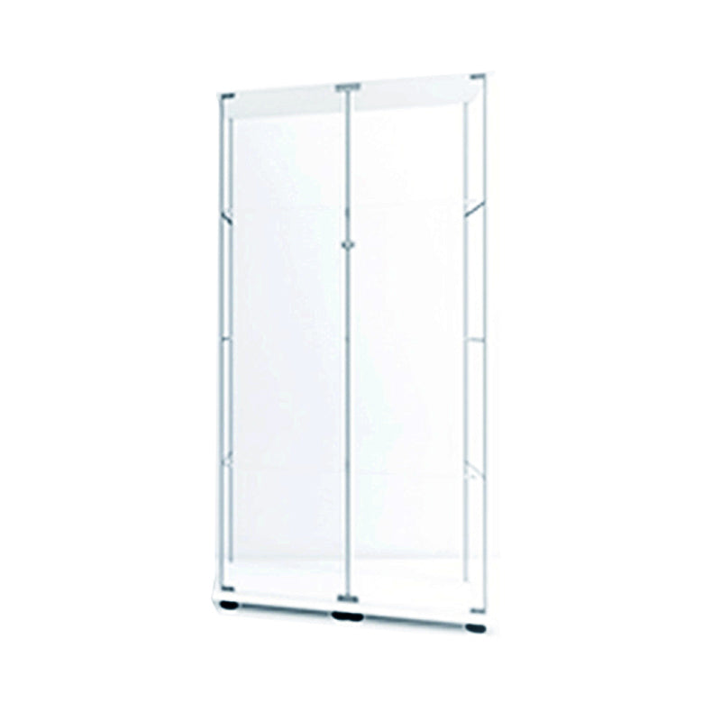 Tempered Glass Curio Cabinet Modern Standard Cabinet for Dining Room