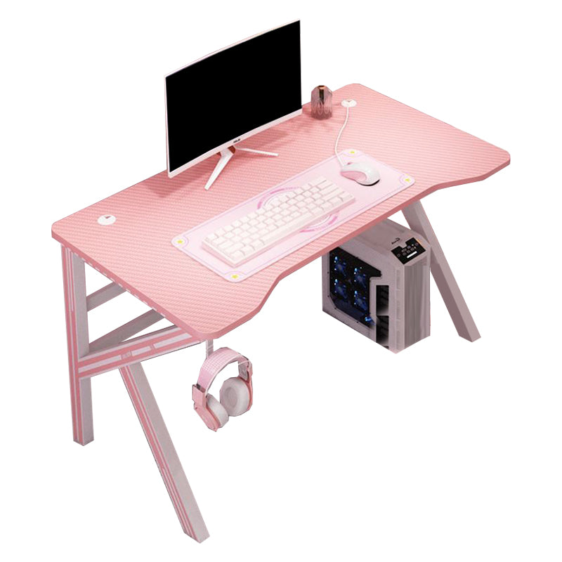 Contemporary Cable Management Computer Desk Dormitory Gaming Desk