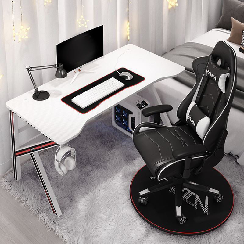 Contemporary Cable Management Computer Desk Dormitory Gaming Desk