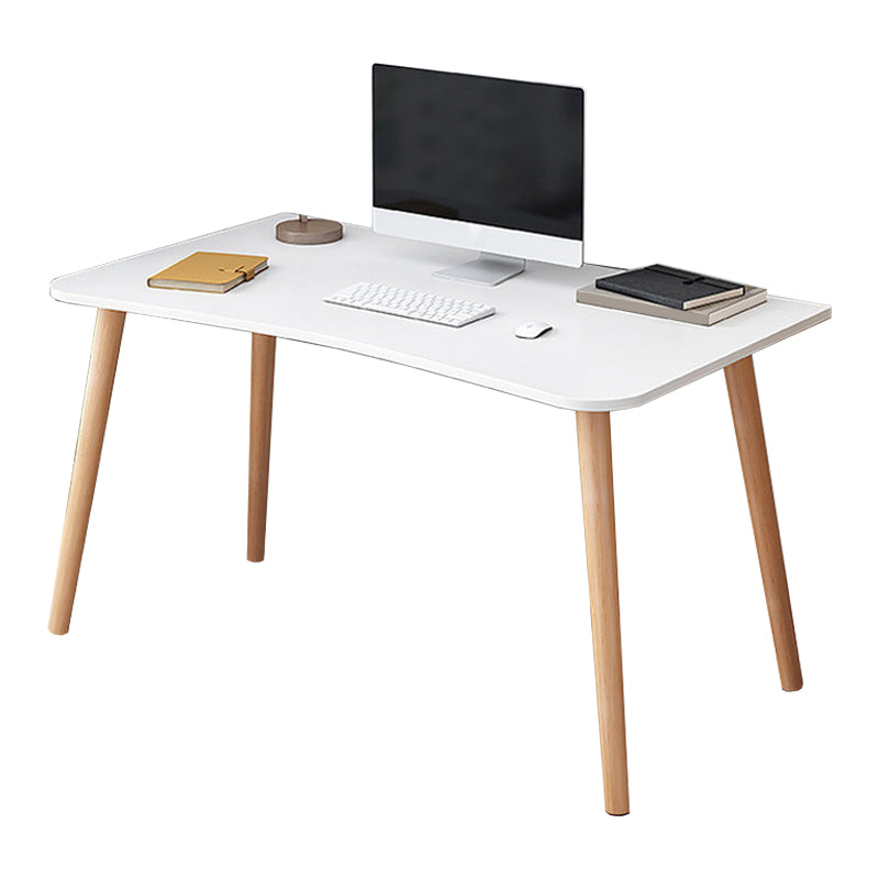 Home Wooden Writing Desk 28.74-inch Tall Modern Office Desk with Legs