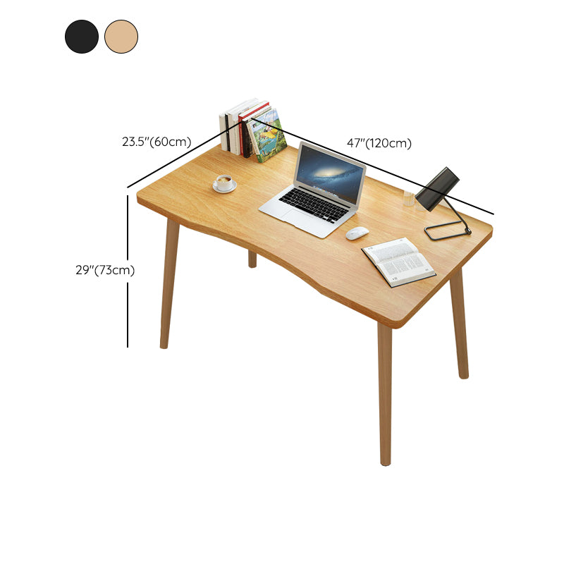 Home Wooden Writing Desk 28.74-inch Tall Modern Office Desk with Legs