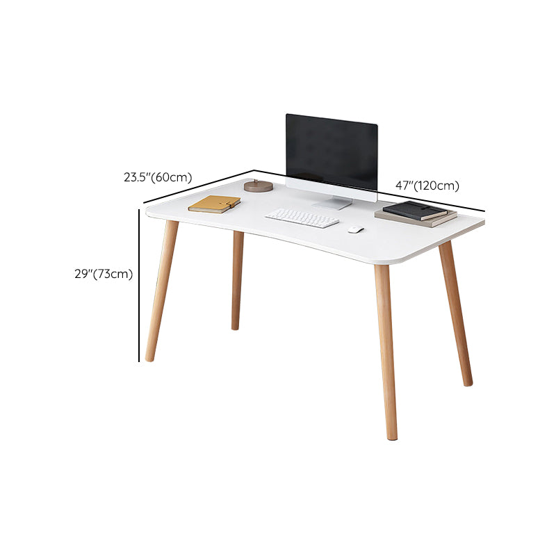 Home Wooden Writing Desk 28.74-inch Tall Modern Office Desk with Legs