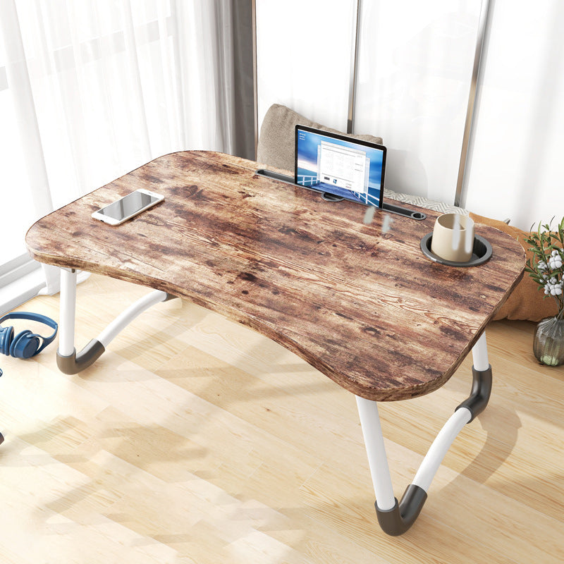 Bedroom 10.24" Tall Laptop Table Floating Wooden Writing Desk