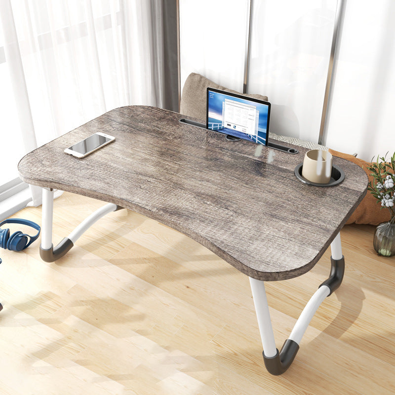 Bedroom 10.24" Tall Laptop Table Floating Wooden Writing Desk