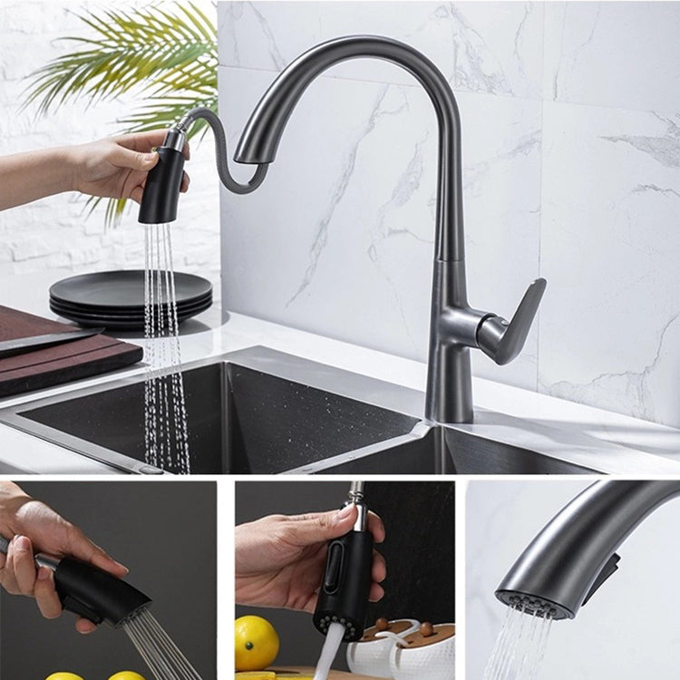 Modern Bar Faucet Brass with Pull out Sprayer Swivel Spout Bar Prep Kitchen Faucet