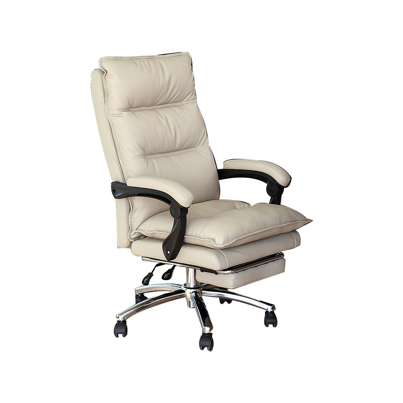 Modern Faux Leather Executive Chair High Back Swivel Office Chair