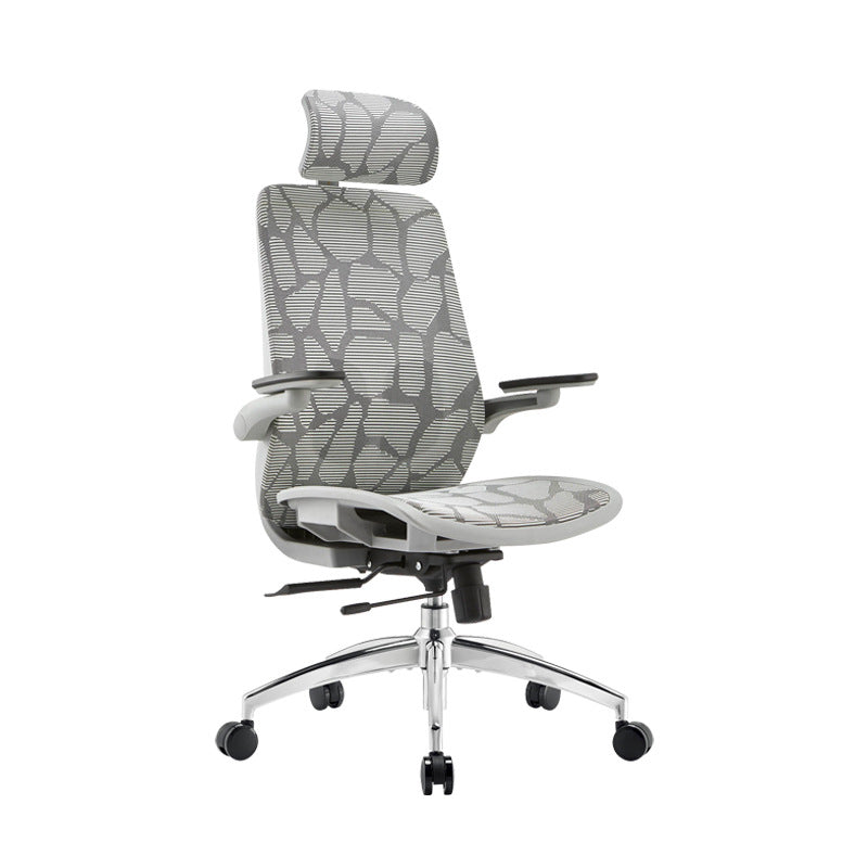 Contemporary Tilt Mechanism Microfiber Chair Task High Back Swivel Chair