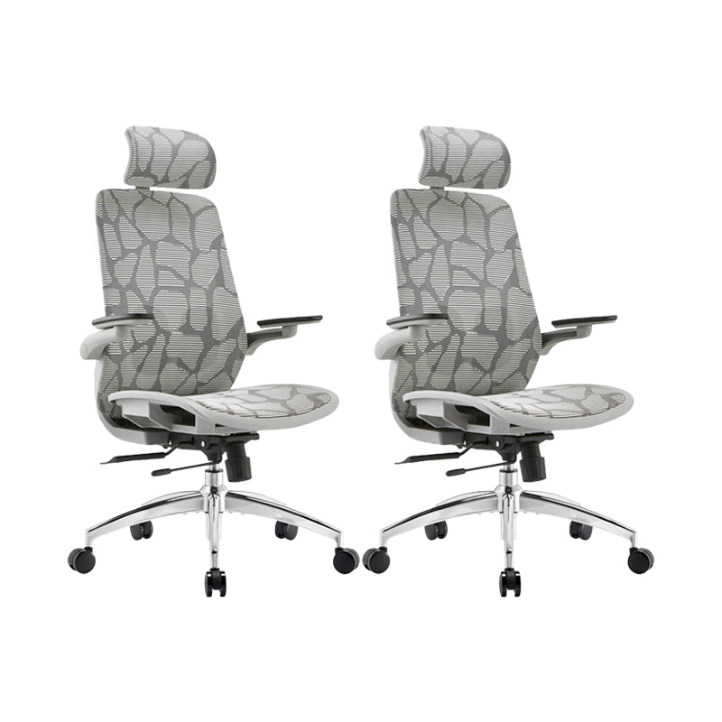 Contemporary Tilt Mechanism Microfiber Chair Task High Back Swivel Chair