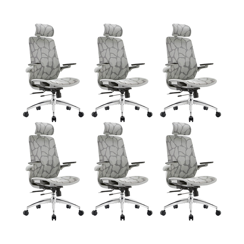 Contemporary Tilt Mechanism Microfiber Chair Task High Back Swivel Chair