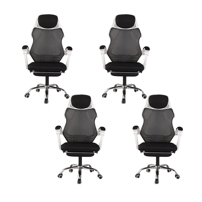 Contemporary Desk Chair Breathable AirGrid Black Office Chair