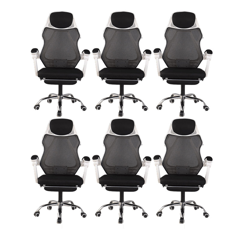 Contemporary Desk Chair Breathable AirGrid Black Office Chair