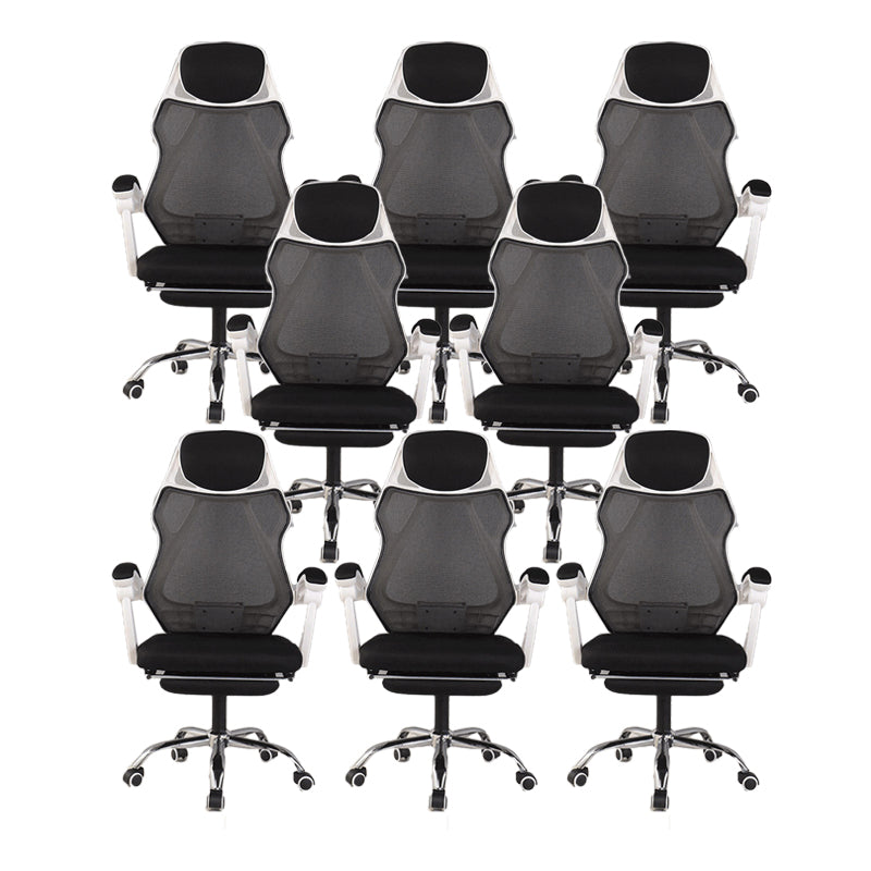 Contemporary Desk Chair Breathable AirGrid Black Office Chair