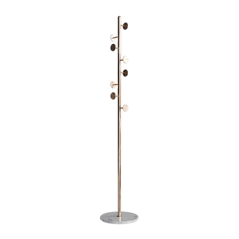 Gorgeous Coat Hanger Stainless Steel Coat Rack with Marble Bottom