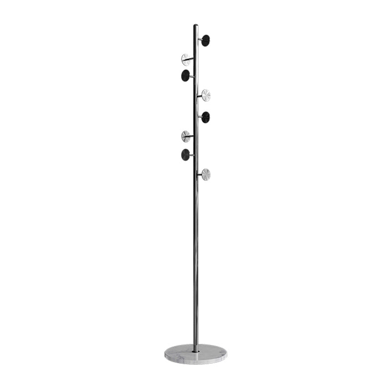 Gorgeous Coat Hanger Stainless Steel Coat Rack with Marble Bottom