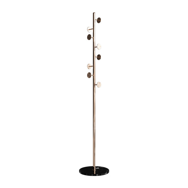 Gorgeous Coat Hanger Stainless Steel Coat Rack with Marble Bottom