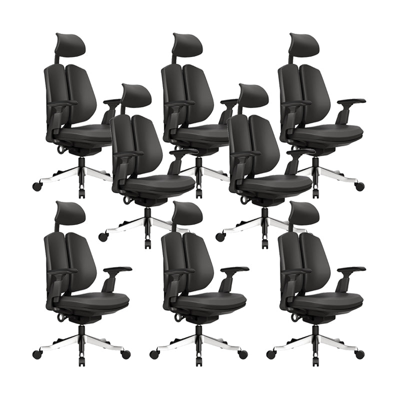 Modern Ergonomic Home Office Chair Adjustable Arms Swivel Chair