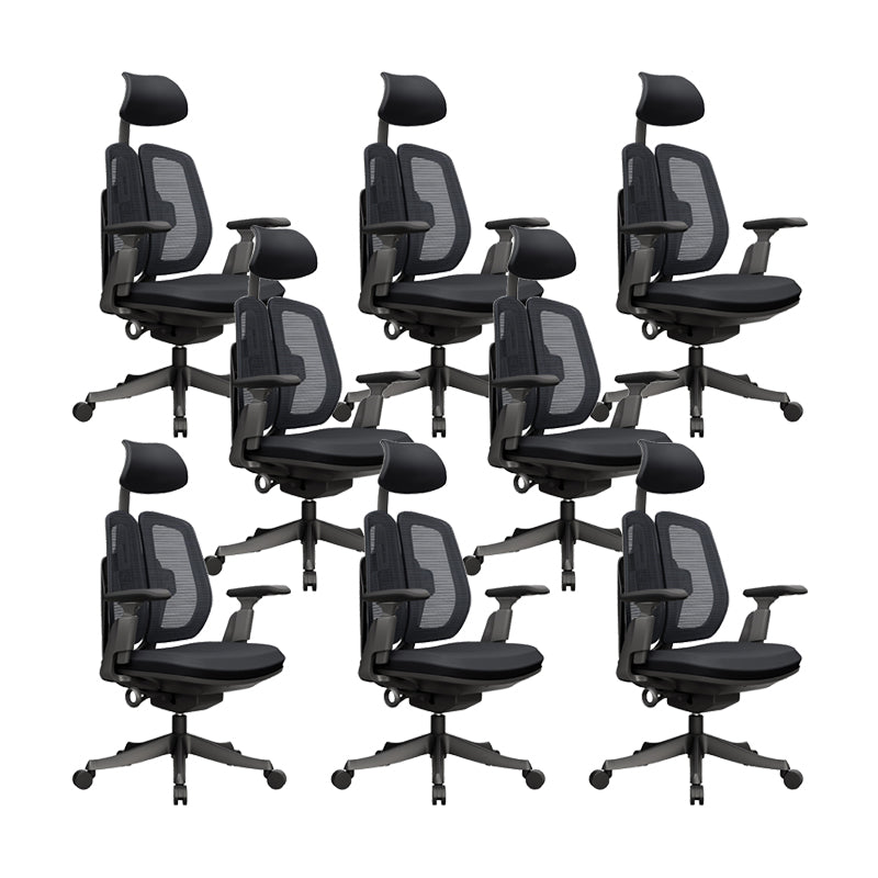 Modern Ergonomic Home Office Chair Adjustable Arms Swivel Chair