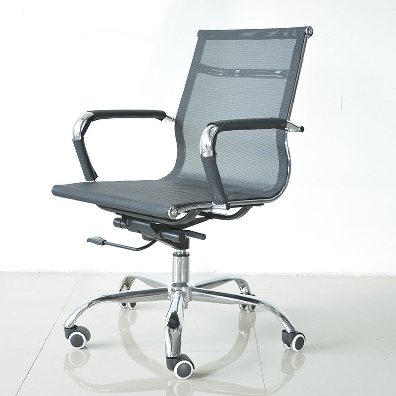 Modern Arms Included Office Chair No Distressing Chrome Frame Chair