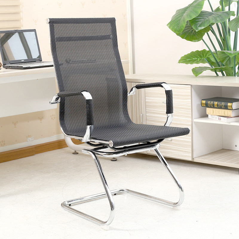 Modern Arms Included Office Chair No Distressing Chrome Frame Chair