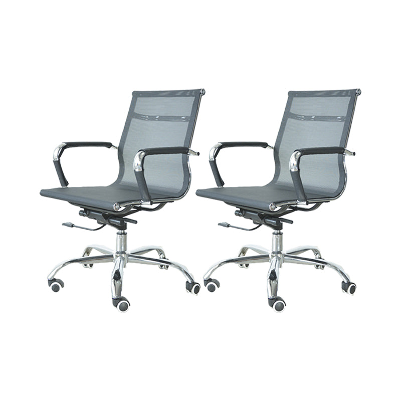 Modern Arms Included Office Chair No Distressing Chrome Frame Chair