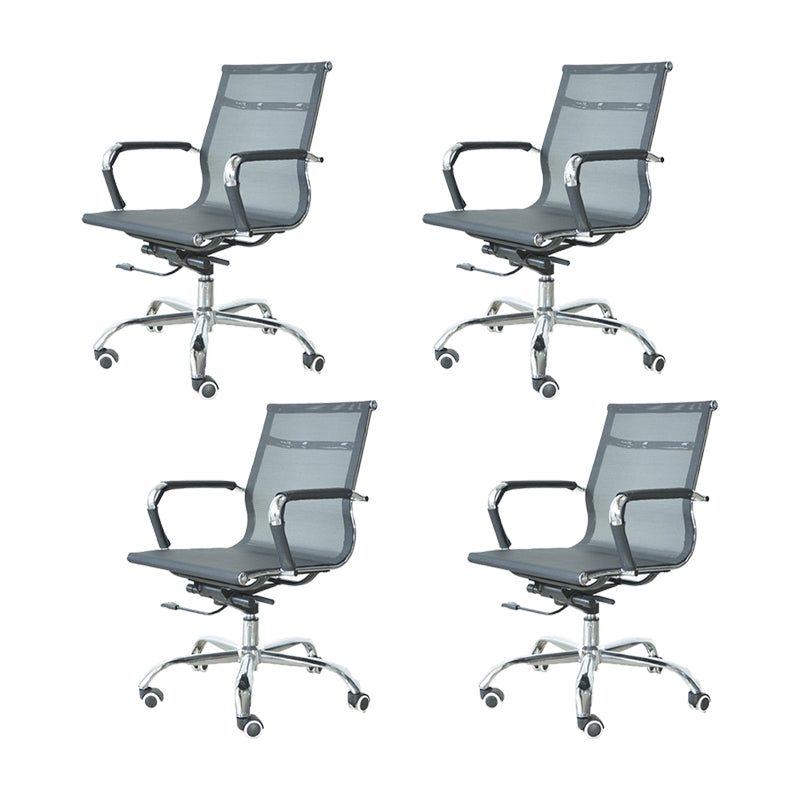 Modern Arms Included Office Chair No Distressing Chrome Frame Chair