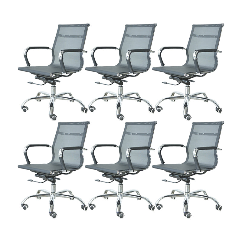 Modern Arms Included Office Chair No Distressing Chrome Frame Chair