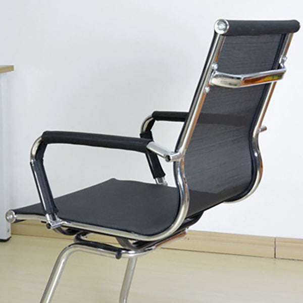 Modern Arms Included Office Chair No Distressing Chrome Frame Chair