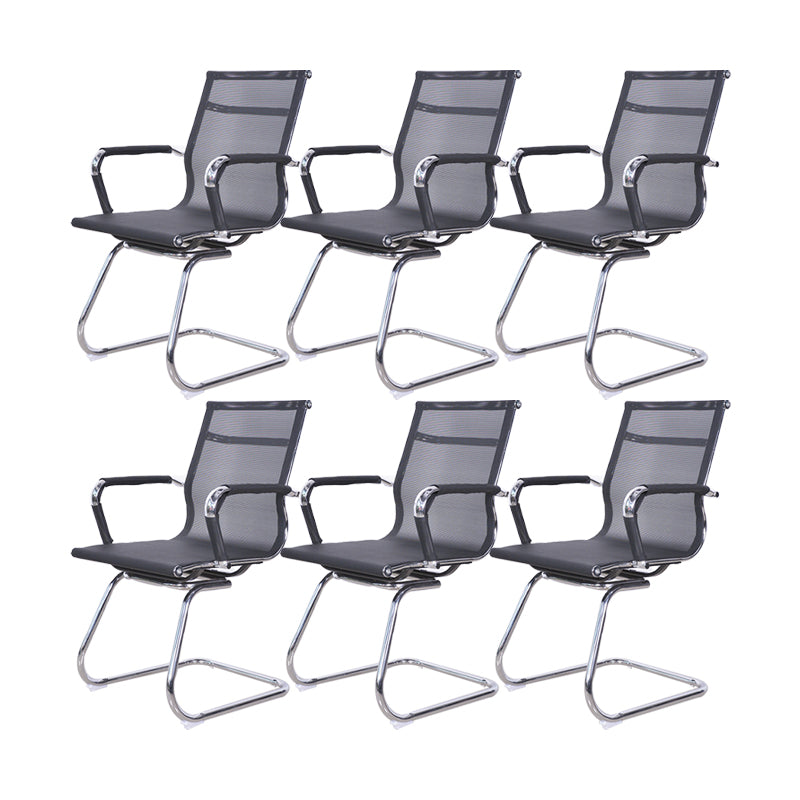 Modern Arms Included Office Chair No Distressing Chrome Frame Chair