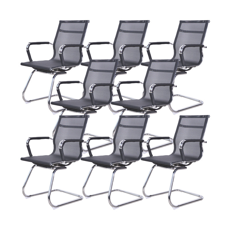 Modern Arms Included Office Chair No Distressing Chrome Frame Chair