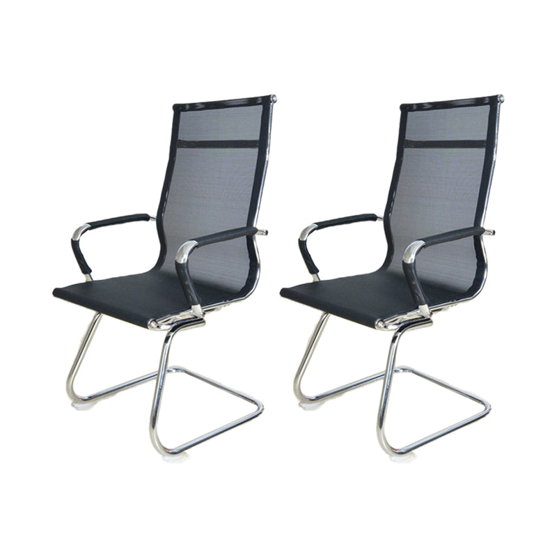 Modern Arms Included Office Chair No Distressing Chrome Frame Chair