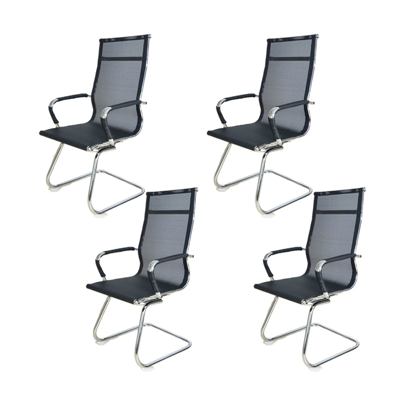 Modern Arms Included Office Chair No Distressing Chrome Frame Chair