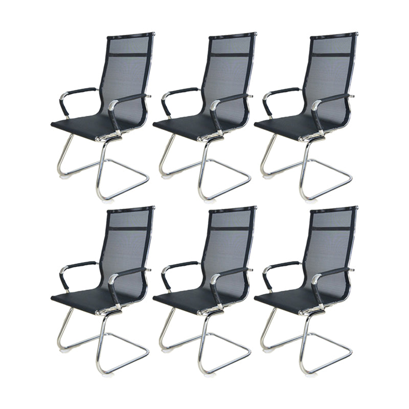 Modern Arms Included Office Chair No Distressing Chrome Frame Chair