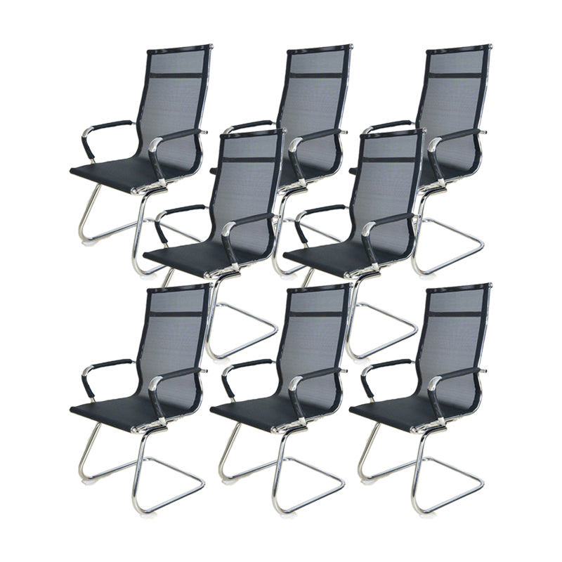 Modern Arms Included Office Chair No Distressing Chrome Frame Chair