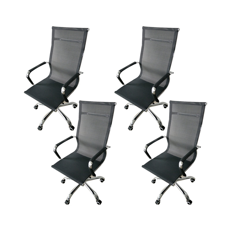 Modern Arms Included Office Chair No Distressing Chrome Frame Chair