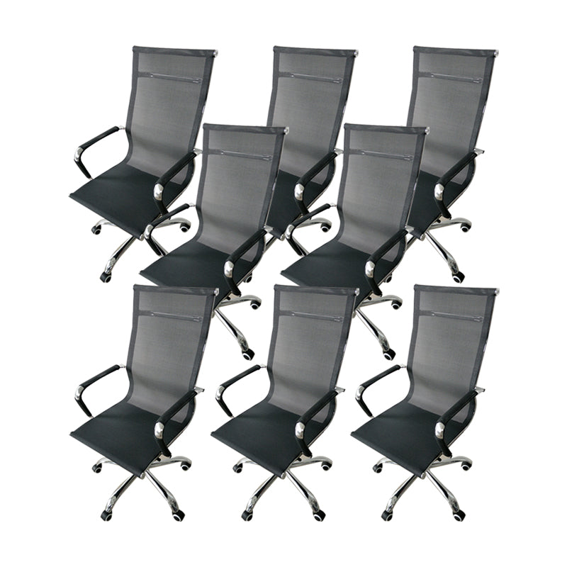 Modern Arms Included Office Chair No Distressing Chrome Frame Chair