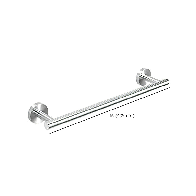 Metal Simple Bathroom Accessory as Individual or as a Set in Silver