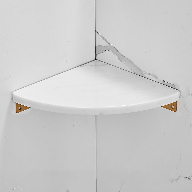 Metal and Marble Bathroom Accessory as Individual or as a Set in Gold