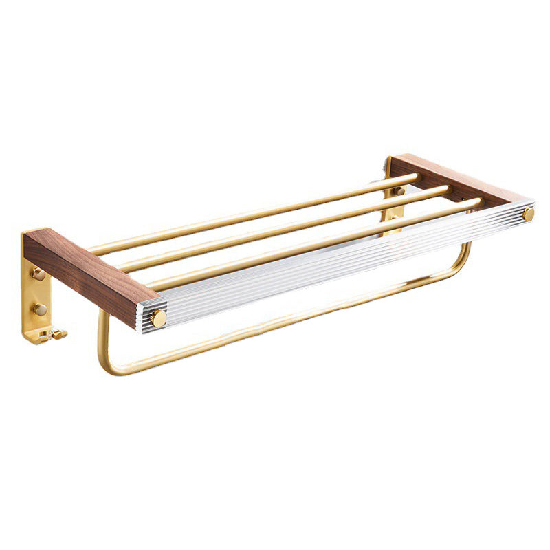 Metal Minimalist Bathroom Accessory as Individual or as a Set in Gold