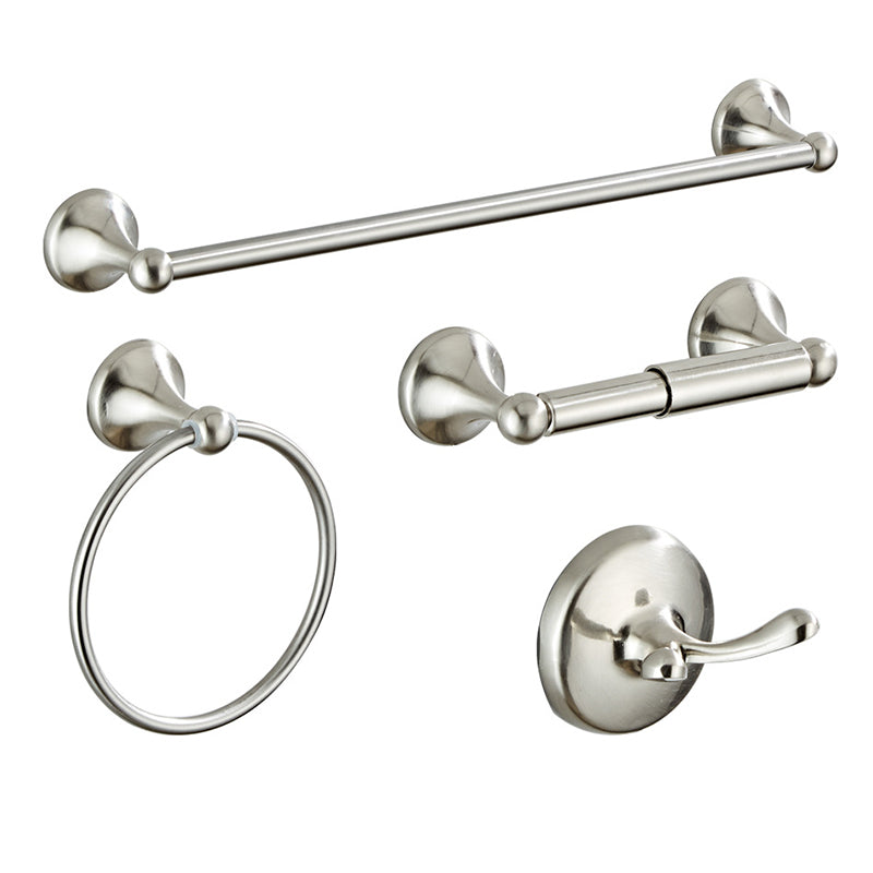 Metal Bathroom Set Traditional Style Nickel Bathroom Hardware Set