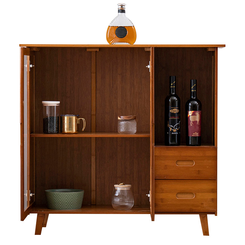 Modern Style Buffet Sideboard Engineer Wood Buffet Stand with Cabinets