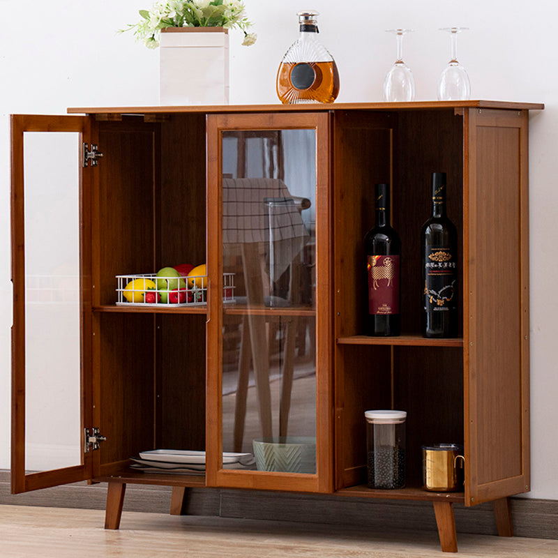 Modern Style Buffet Sideboard Engineer Wood Buffet Stand with Cabinets