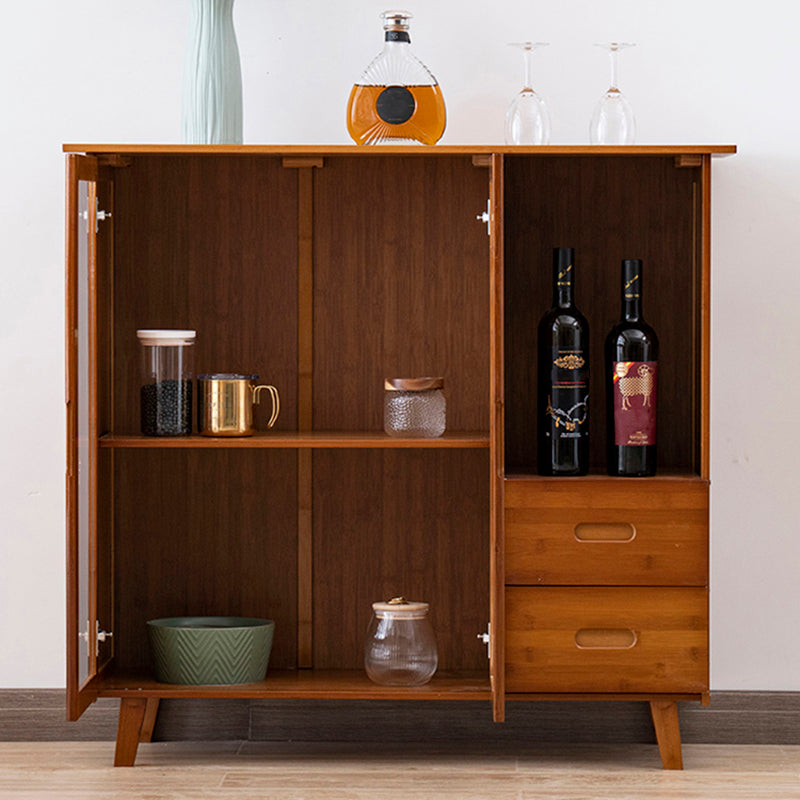 Modern Style Buffet Sideboard Engineer Wood Buffet Stand with Cabinets