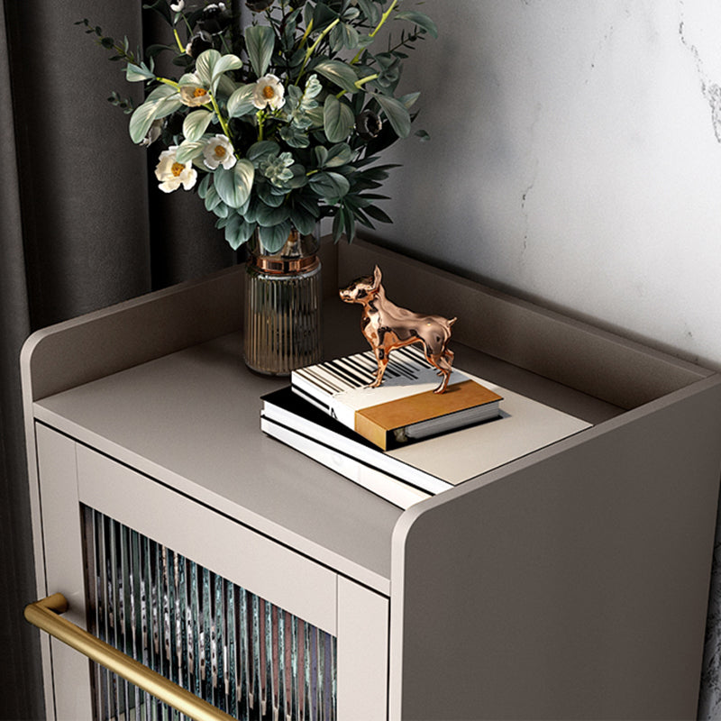 Glam Style Dining Buffet Wood Sideboard Table with Cabinet and Drawer