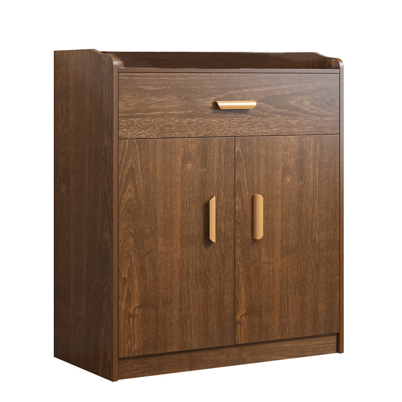 Contemporary Style Buffet Sideboard Wood Sideboard with Cabinets and Drawer