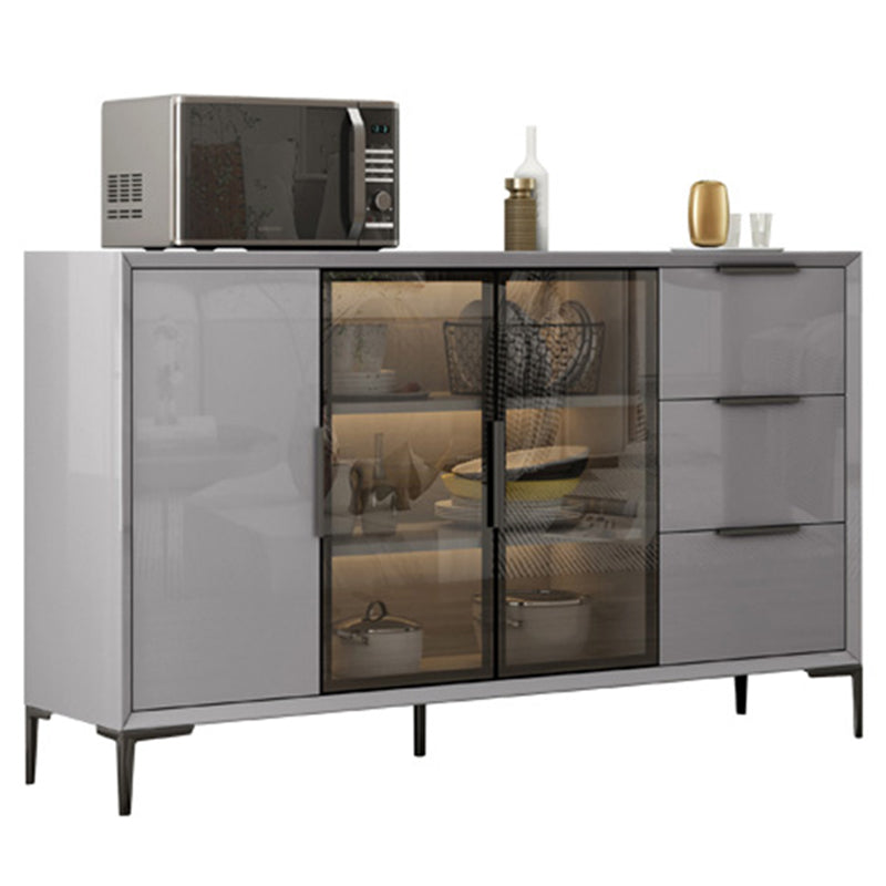 Modern Sideboard Buffet Cabinets Buffet Sideboard with LED Lights