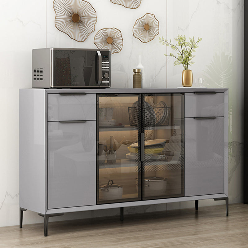 Modern Sideboard Buffet Cabinets Buffet Sideboard with LED Lights