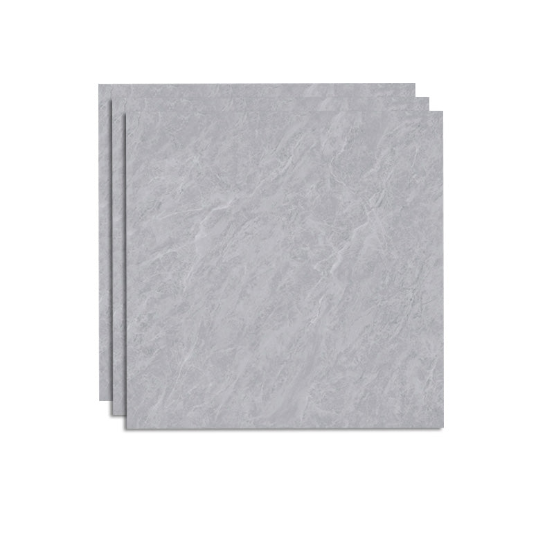 Square Ceramic Polished Straight Edge Singular Tile Marble Look Bathroom Floor